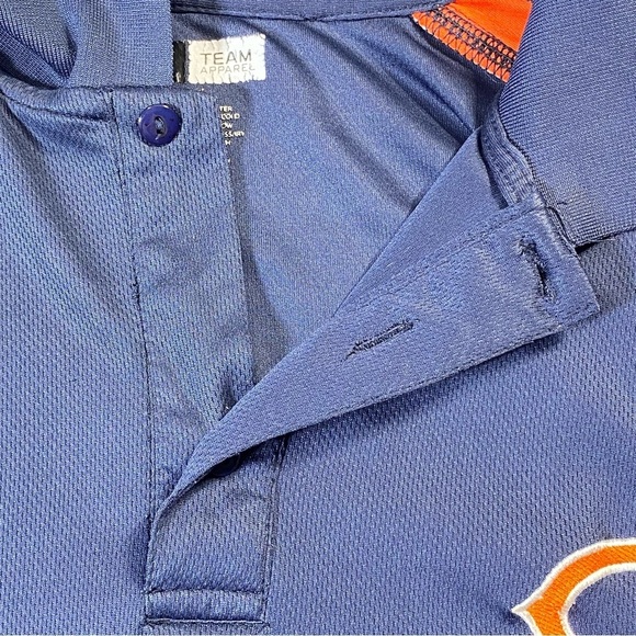 Chicago Bears Polo Shirt Mens 3XL Blue NFL Fanatics Short Sleeve Collar Logo - Picture 12 of 14